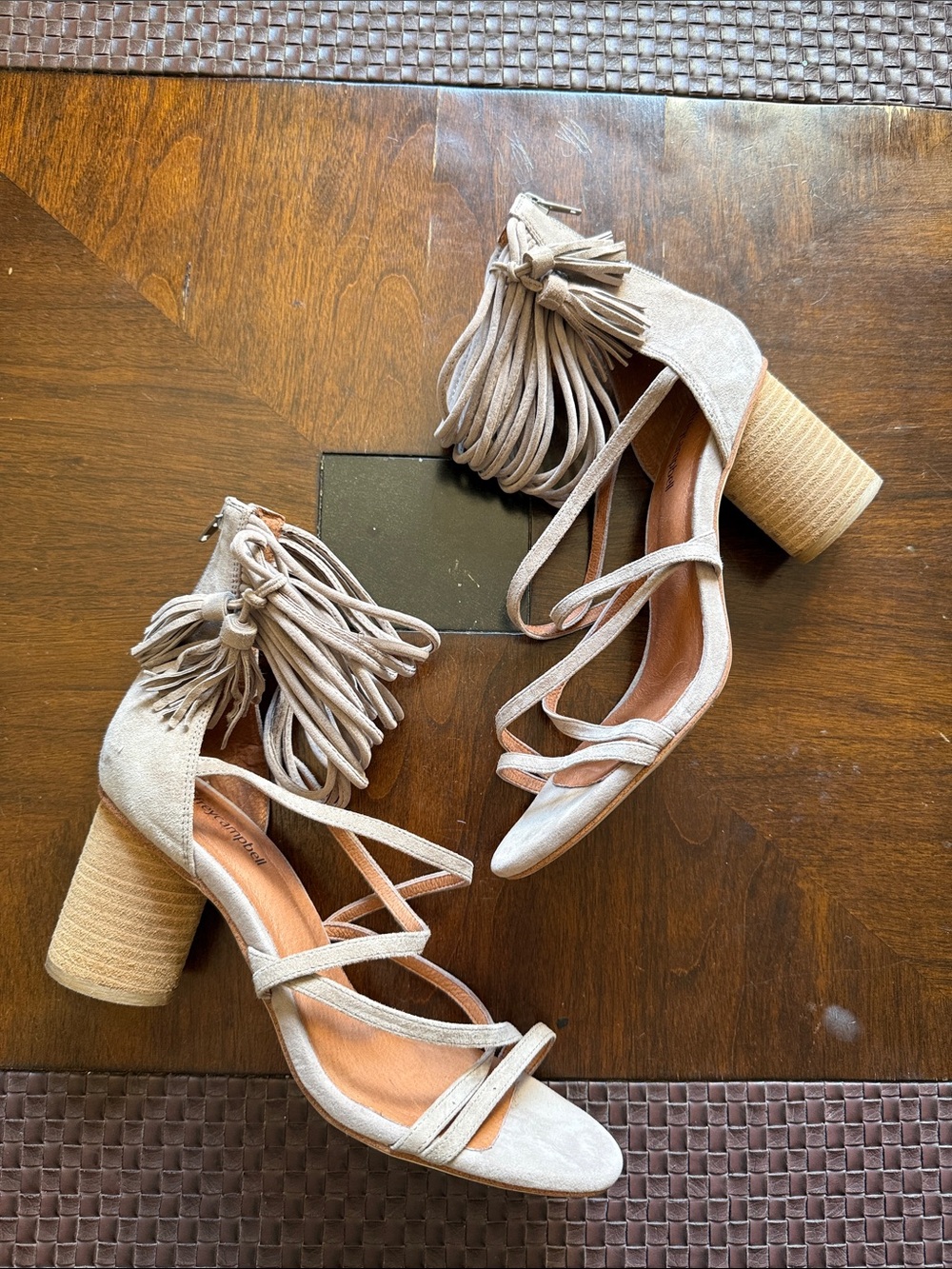 Jeffery Campbell Suede Chunky soft heals